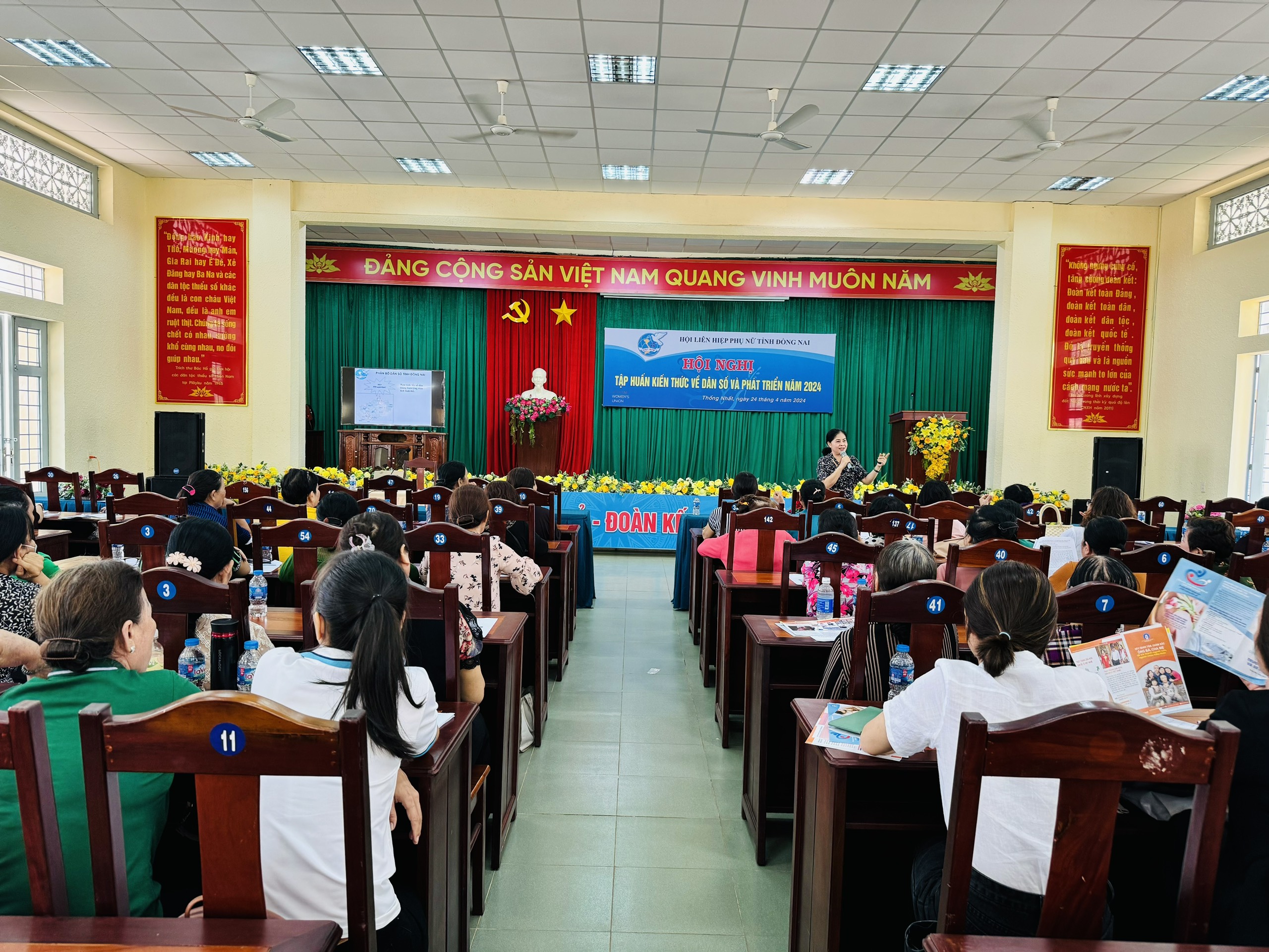 Quang cảnh Lớp tập huấn tại huyện Thống Nhất