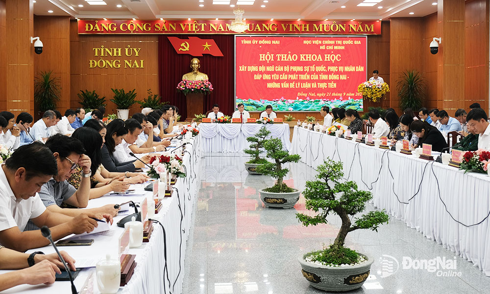 Quang cảnh hội thảo. Ảnh: Đắc Nhân