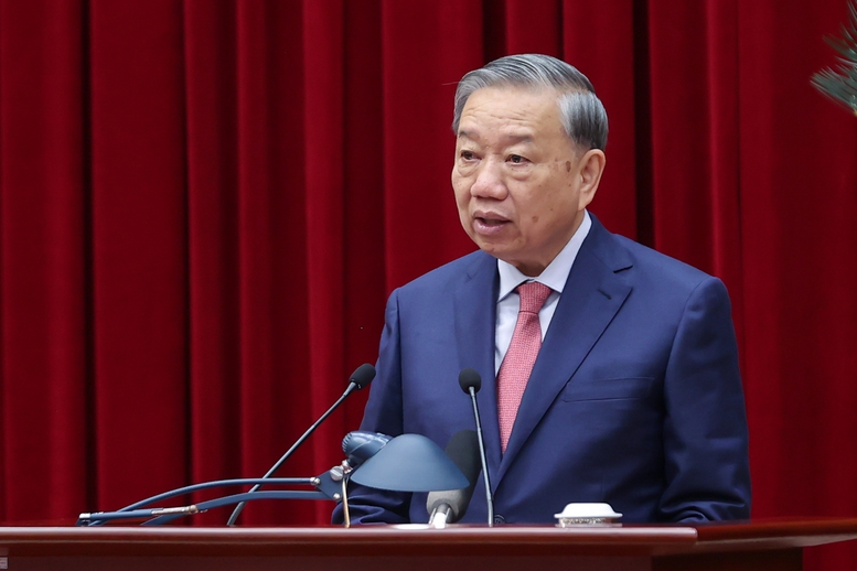 Ph&aacute;t biểu của Tổng B&iacute; thư T&ocirc; L&acirc;m khai mạc Hội nghị Trung ương 15 kh&oacute;a XIII- Ảnh 1.