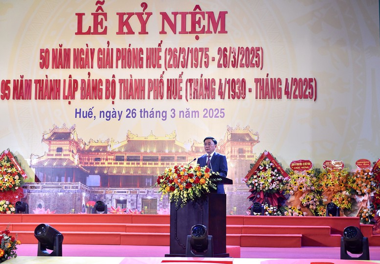 Tổ chức trọng thể Lễ kỷ niệm 50 năm Ngày giải phóng Huế- Ảnh 2.