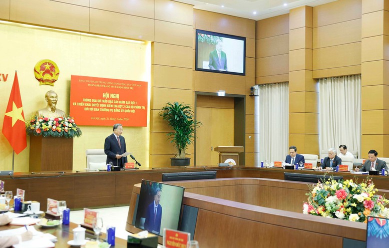 Tổng B&iacute; thư T&ocirc; L&acirc;m: Kh&ocirc;ng để nợ thể chế trở th&agrave;nh điểm nghẽn của ph&aacute;t triển- Ảnh 3.